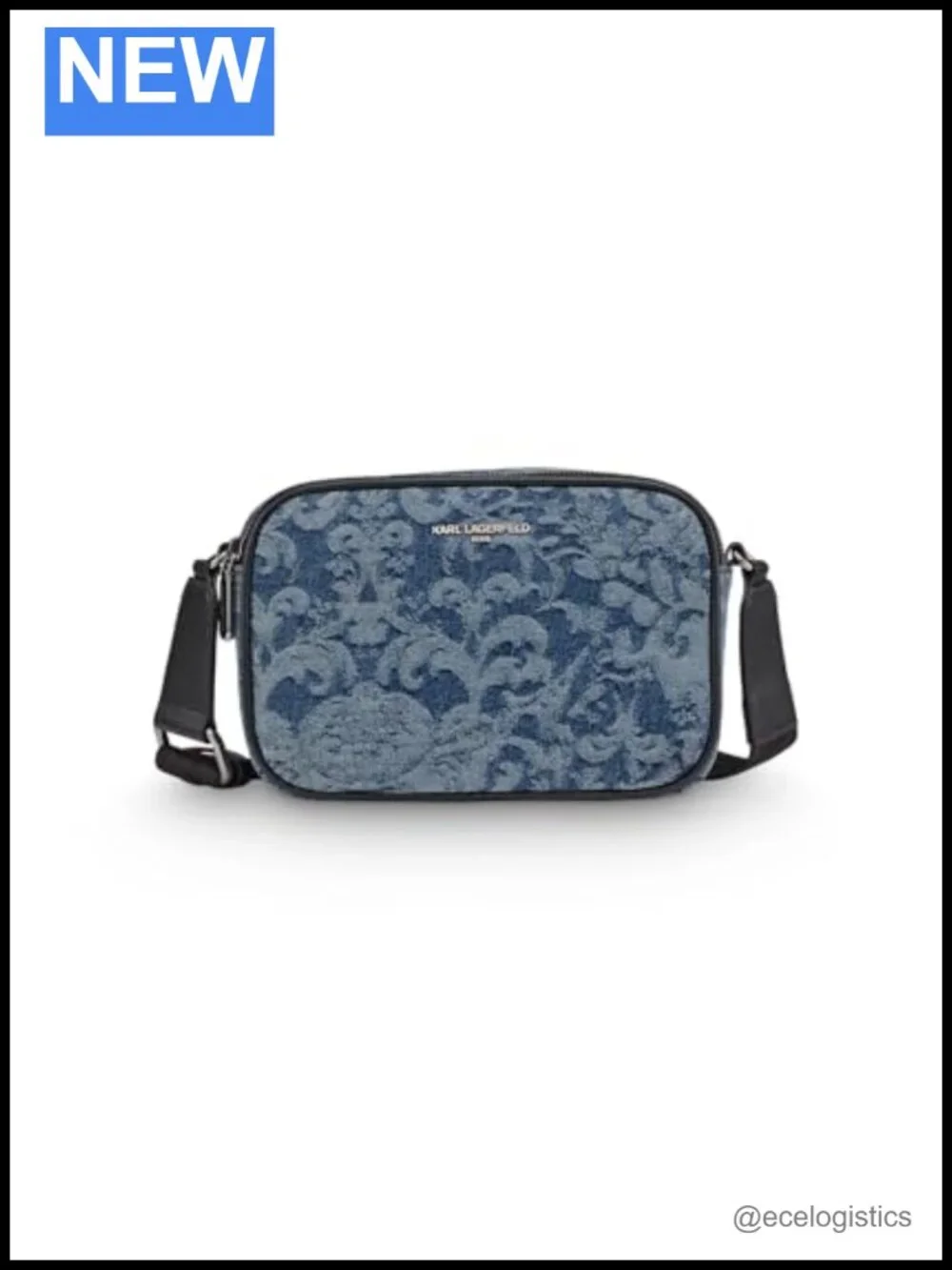 KARL LAGERFELD Maybelle Printed Crossbody Bag - Adjustable Shoulder Strap